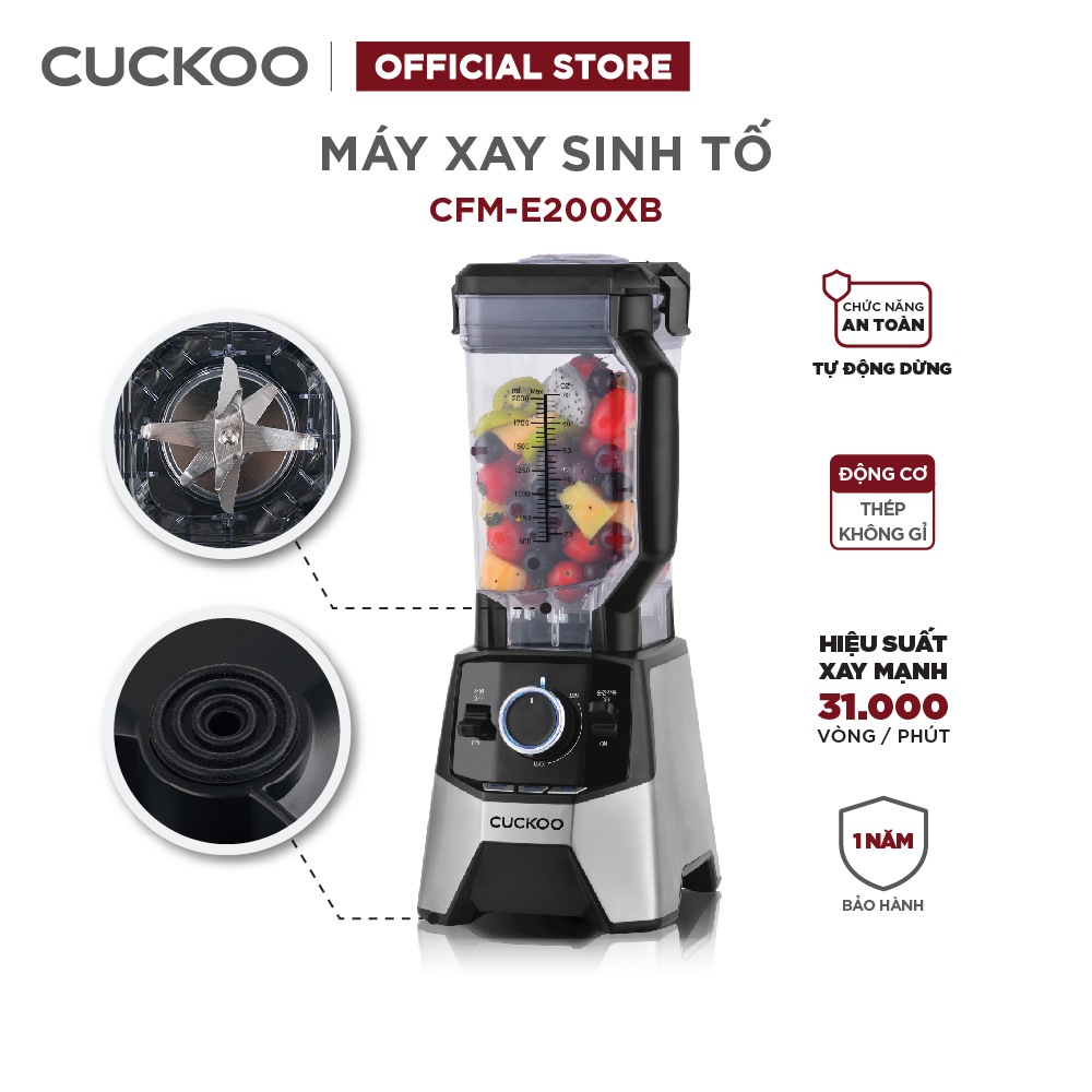 Máy xay sinh tố Cuckoo CFM-E200XB - Hàng chính hãng