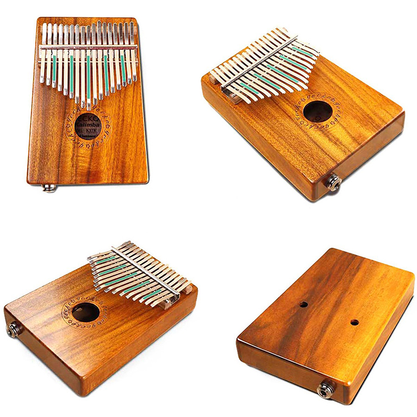 Đàn Kalimba 17 Phím Gỗ Koa Gecko K17KEQ Tặng Kèm Khóa Học Miễn Phí