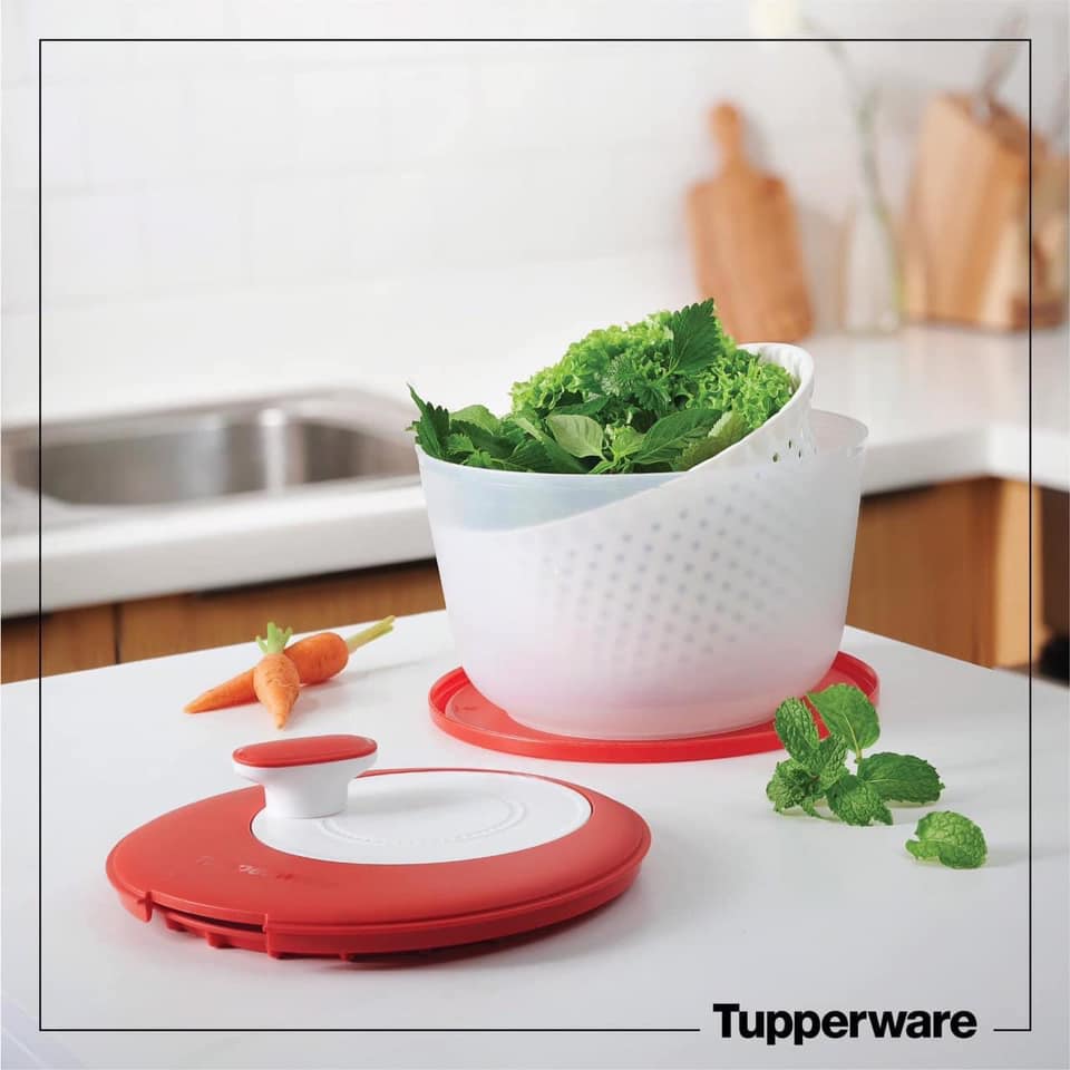 Dụng Cụ Quay Rau Tupperware Spinning Chef - Hàng Chính Hãng