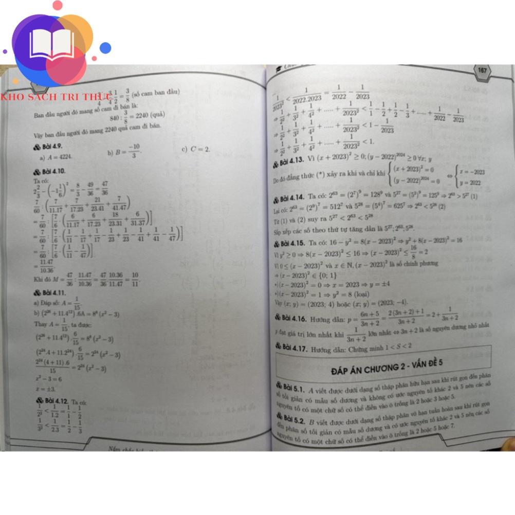 Sách - Nắm chắc kiến thức và kĩ năng Toán 7 ( Đại số + Hình học, xác suất thống kê)