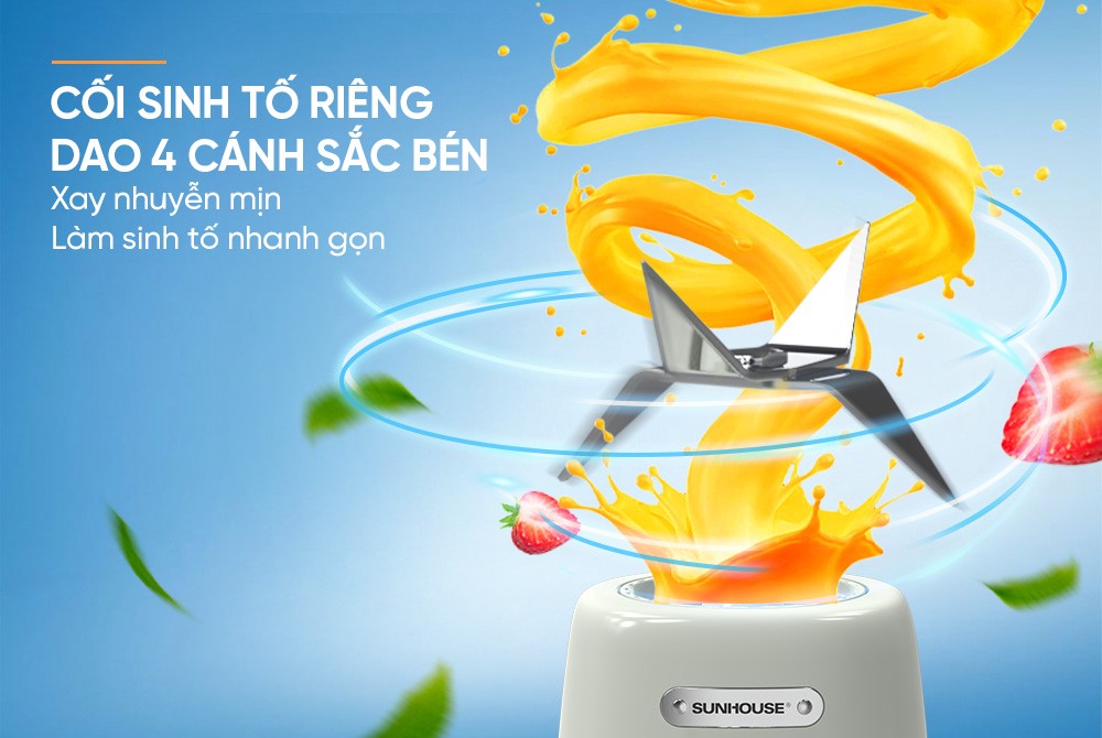 [Hàng chính hãng] Máy xay sinh tố đa năng Sunhouse SHD5320