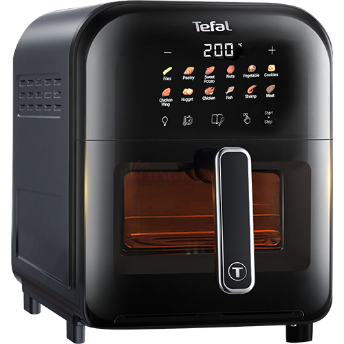 Nồi chiên không dầu điện tử Tefal EasyFry Window 6 lít EY821868 - Hàng chính hãng