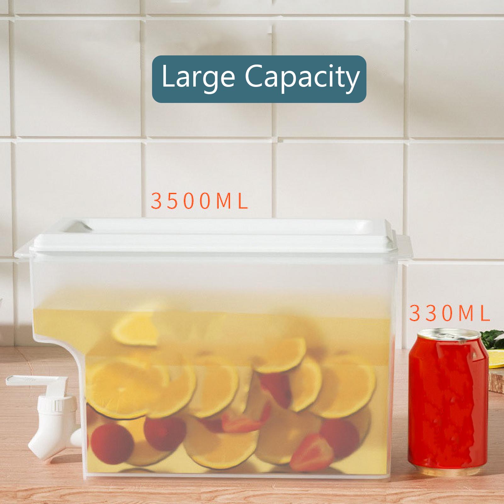 Cold Kettle Water Container Beverage Dispenser with Faucet Refrigerator Iced Cold Kettle Home Cold Drink Dispenser