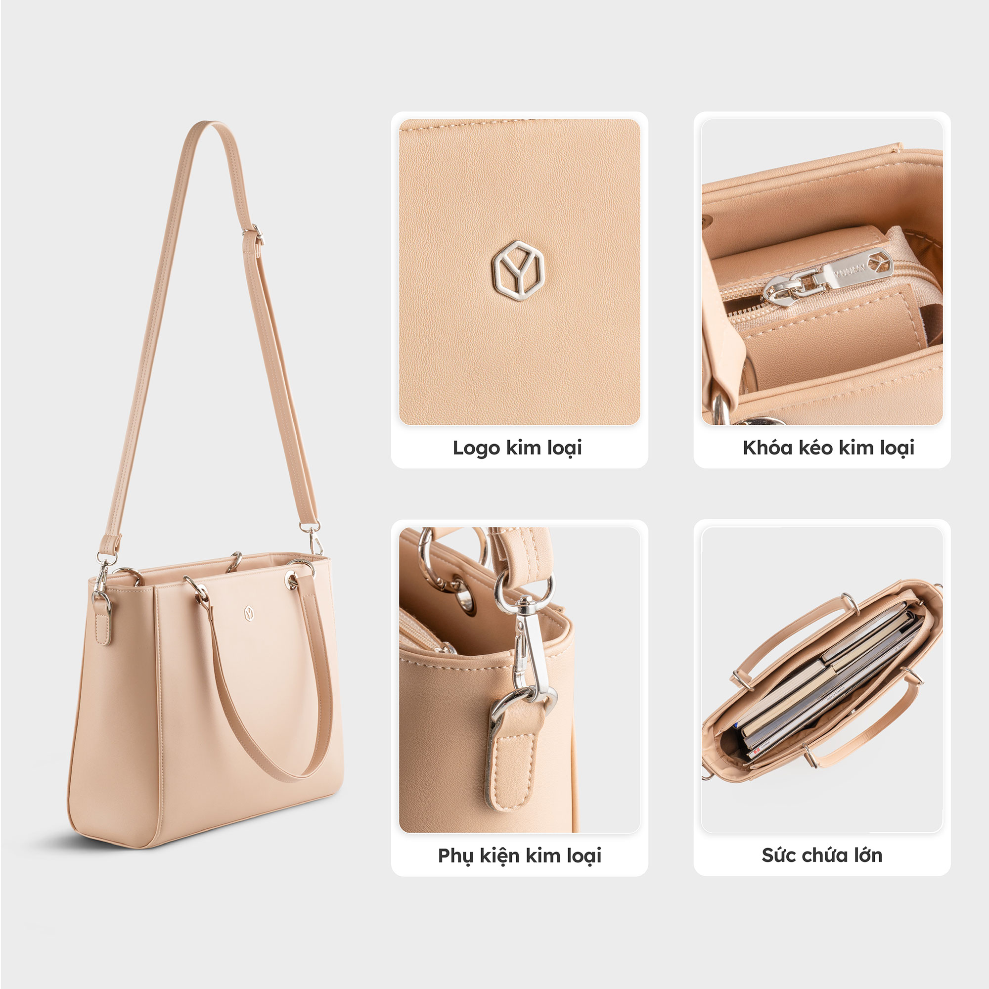 Túi Yuumy ( Thời trang nữ công sở cỡ lớn - Túi xách da Seasand YTX50 )