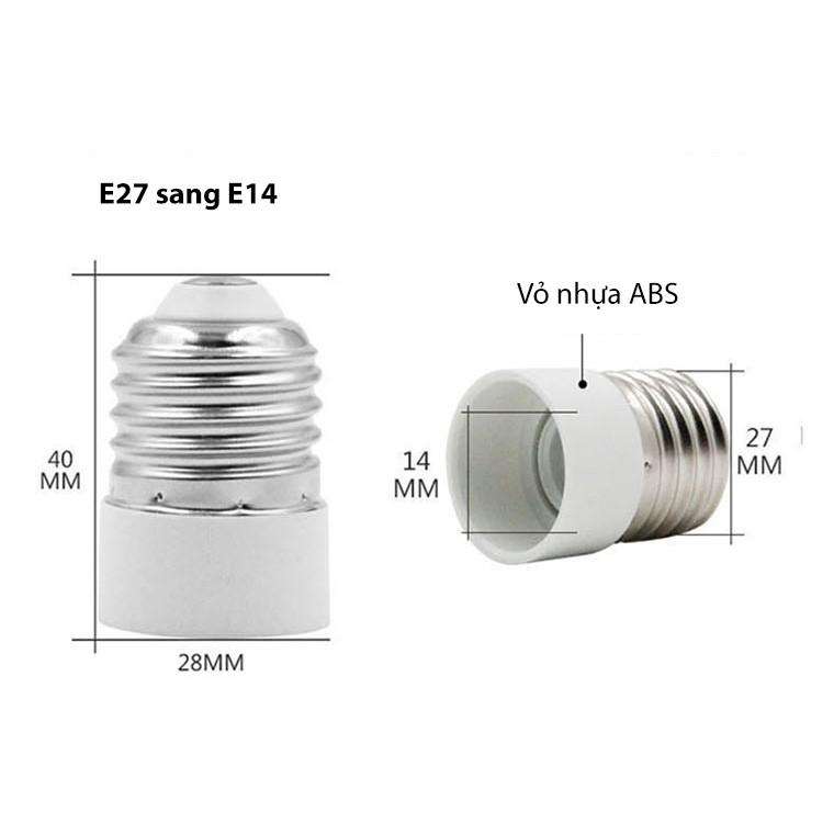 Đuôi Đèn Chuyển Đổi Từ E14 Sang E27 Tiện Dụng