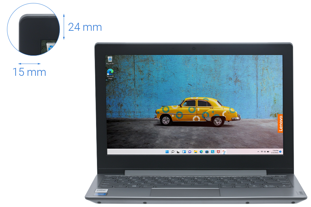 Laptop Lenovo Ideapad 1 11IGL05 N5030/4GB/256GB/11.6&quot;/Win11/(81VT006FVN)/Xám - Hàng chính hãng