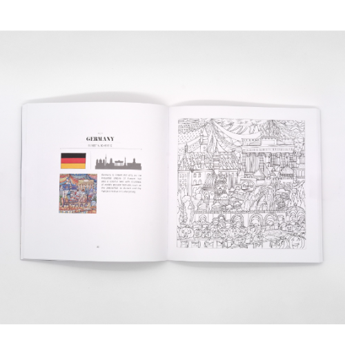 Magnificent Europe Coloring Book - Sách tô màu