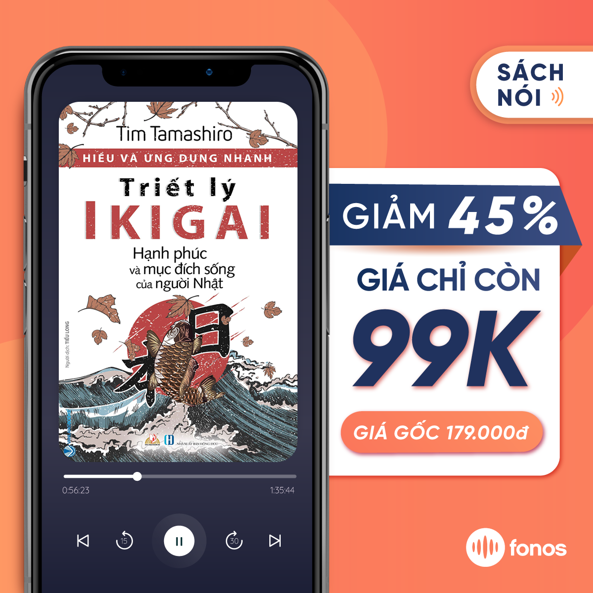 Sách nói Hiểu Và Ứng Dụng Nhanh - Triết Lý IKIGAI