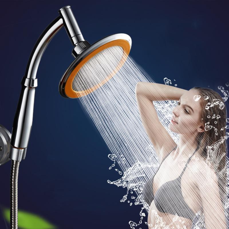 Bát sen tăng áp loại to đường kính 15cm inox + nhựa ABS mạ Crom sáng bóng