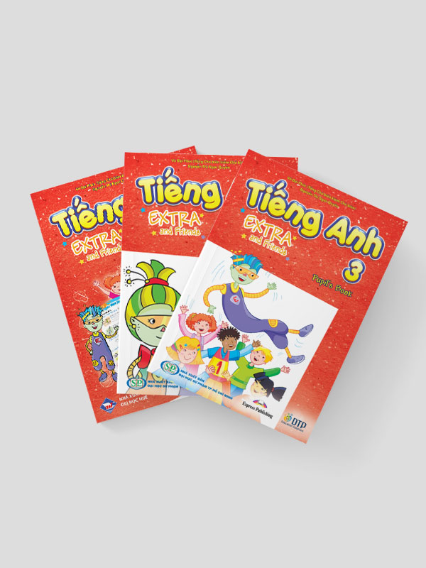 Tiếng Anh 3 Extra and Friends trọn bộ (sách học sinh, sách bài tập, vở tập viết)