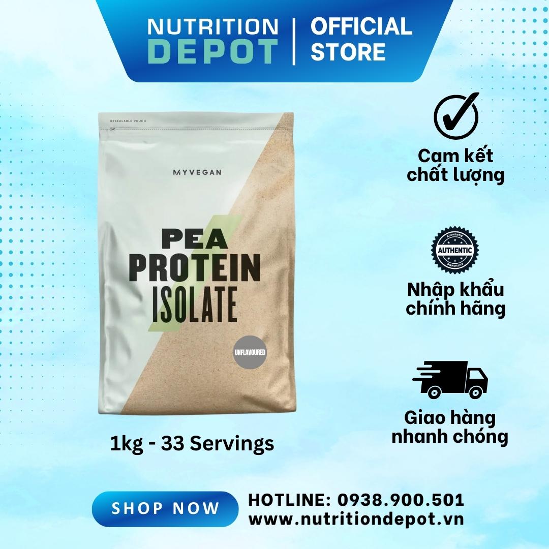 Sữa bổ sung đạm dành cho người ăn chay từ đậu hà lan Pea Protein Isolate Myprotein 1kg