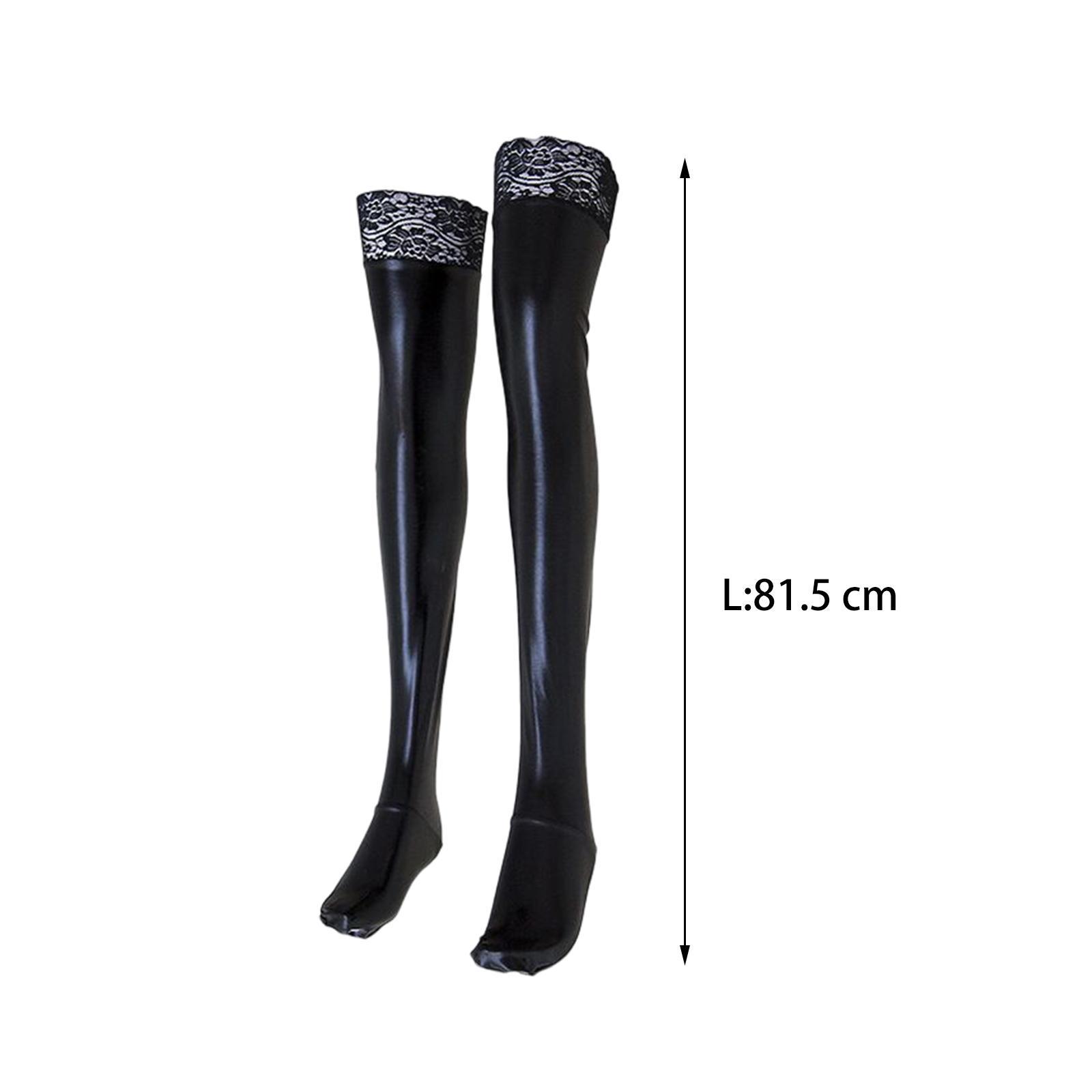 Female Women Thigh High Stockings Stylish Tights Black Nightclub Overknee Stockings