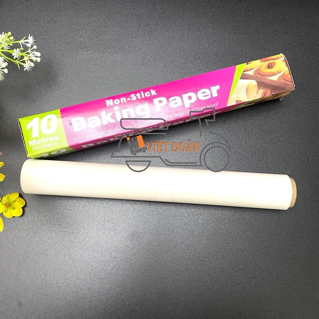 GIẤY NƯỚNG BÁNH - chống dính . Khổ ngang 30cm , dài 10m - Dụng cụ làm bánh, nấu ăn