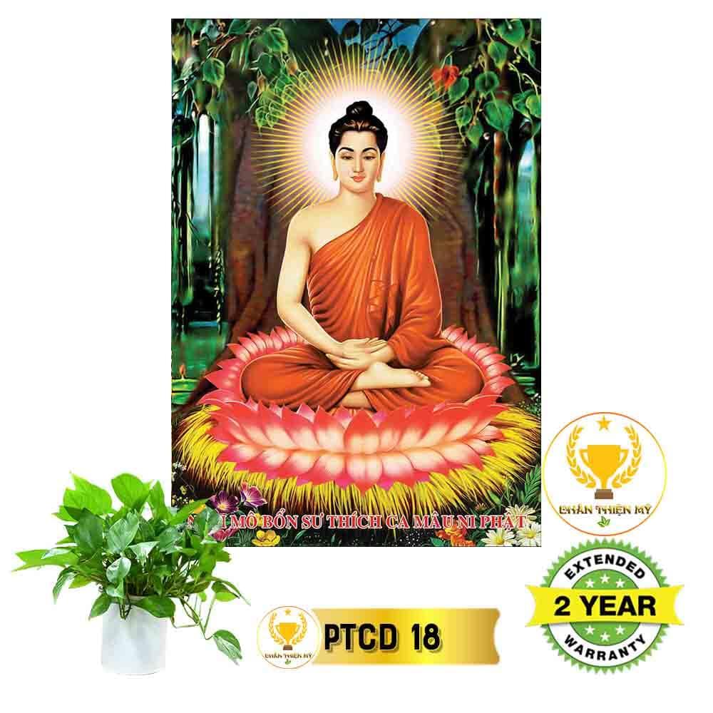Tranh điện Phật Thích Ca_ PTC3