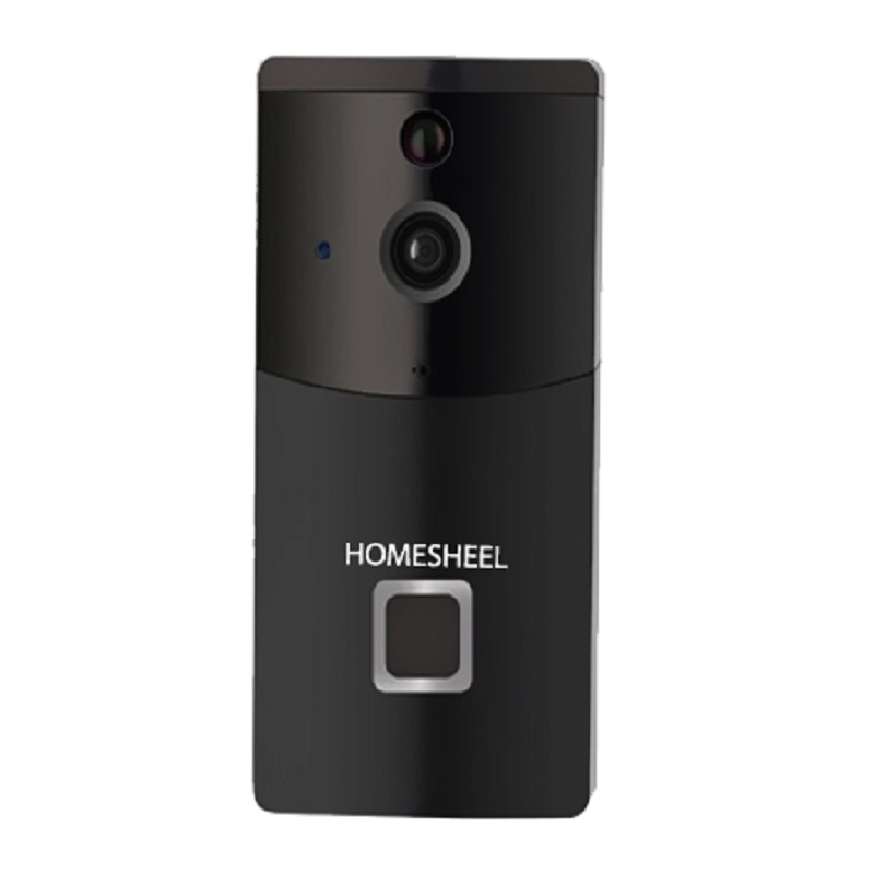 Chuông cửa Camera Smart Homesheel Doorbell 007C - Màu đen - Hàng chính hãng