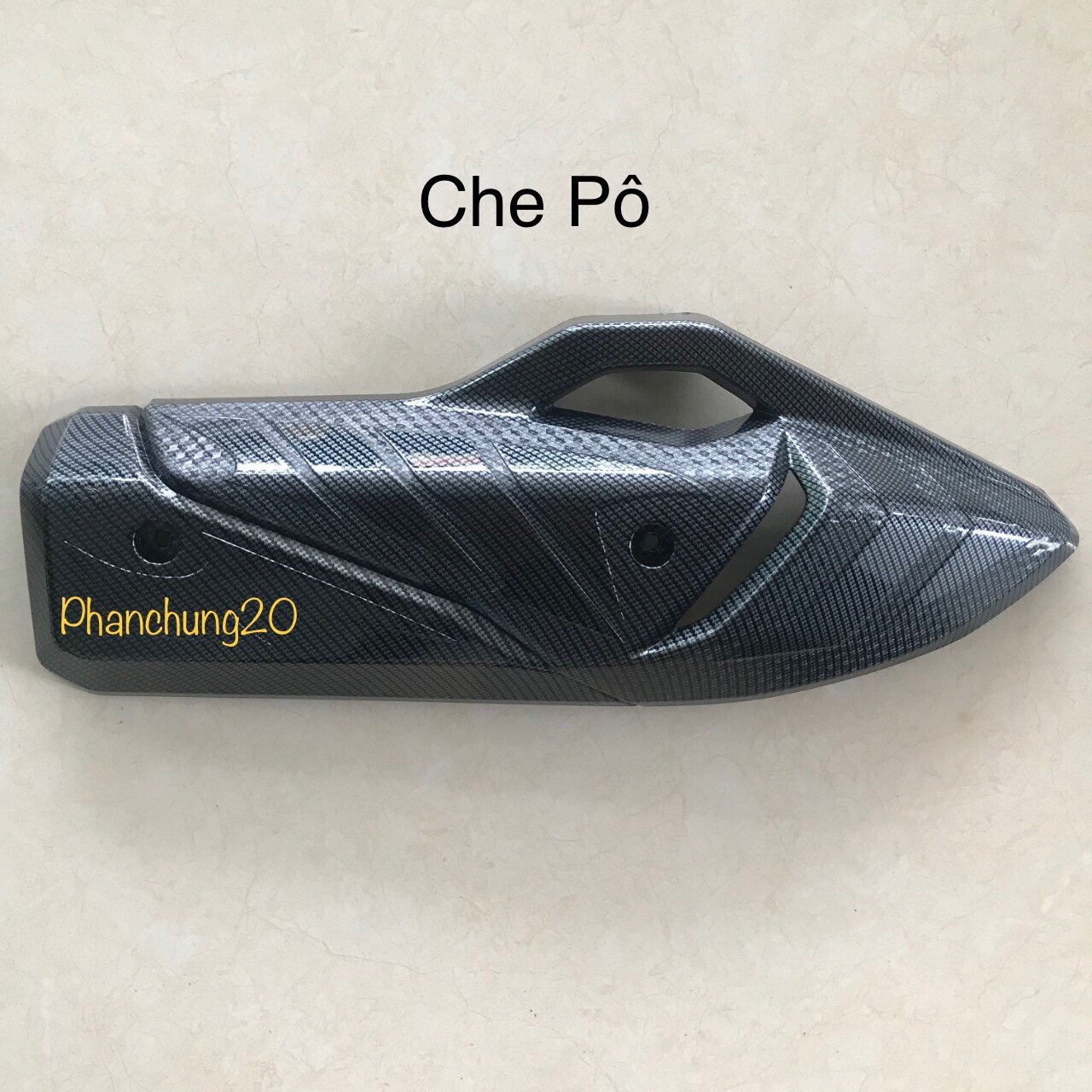 ỐP CHE PÔ DÙNG CHO XE VARIO 160 - VARIO 2022 2023 CACBON