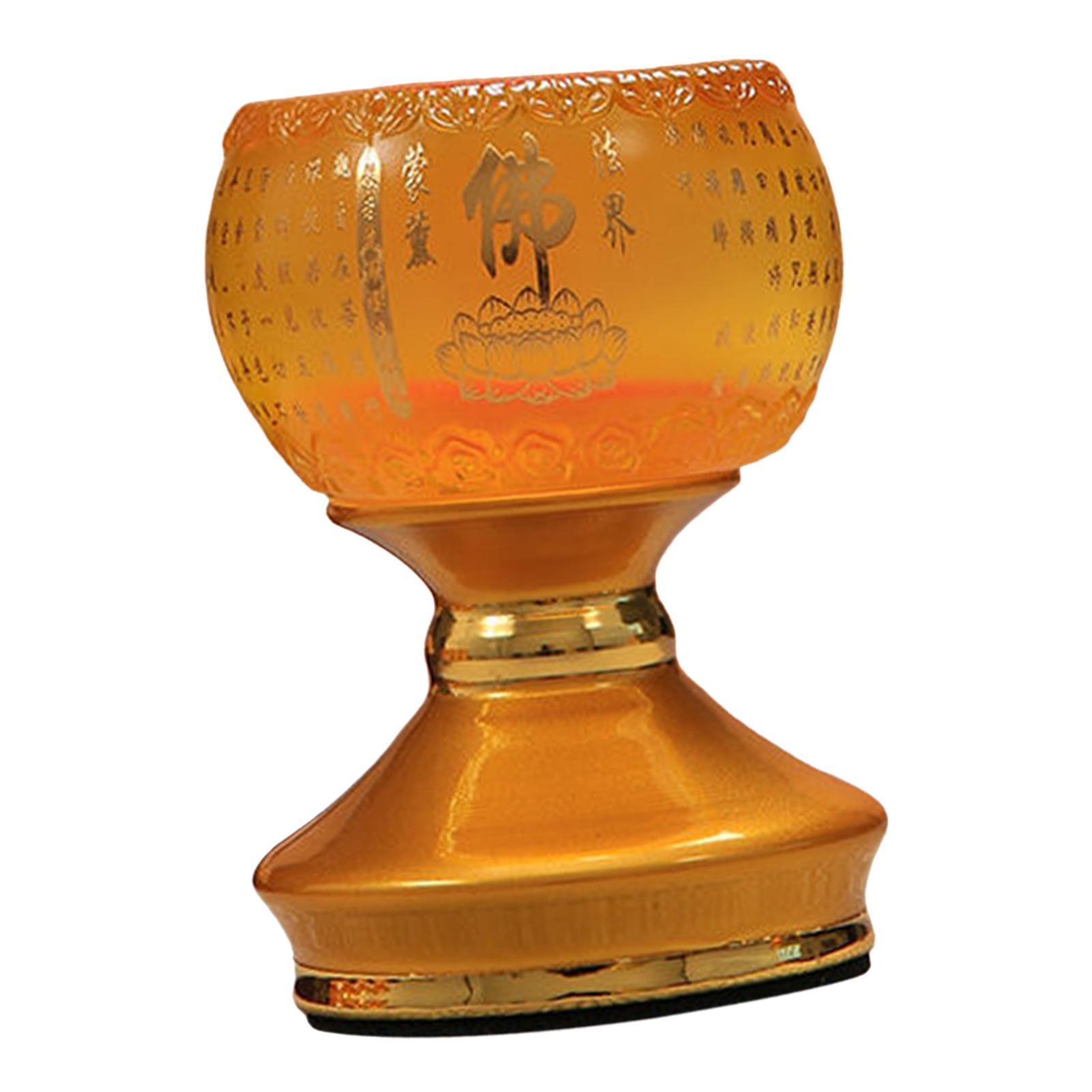 Ghee Lamp Holder Candle Holder Tibetan Buddhist for Desktop Home Living Room