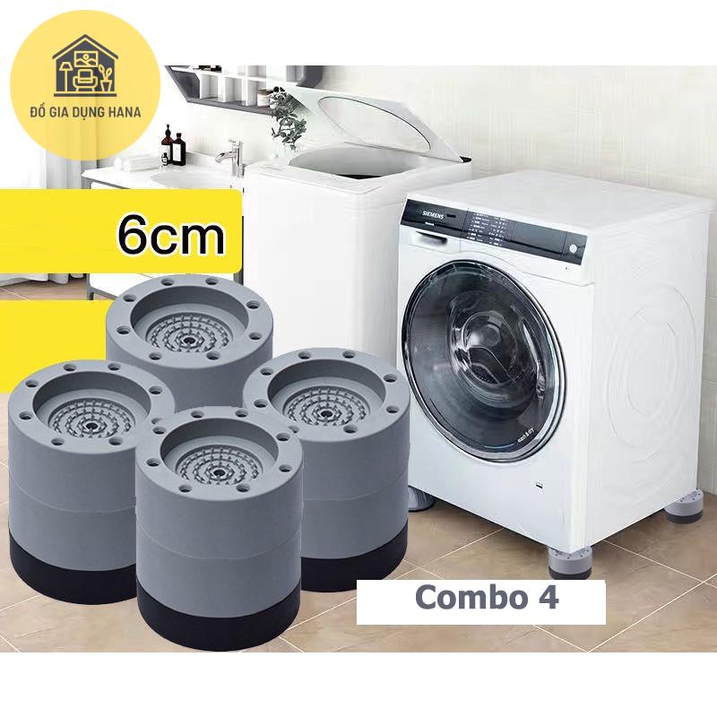 Combo 4 chân kê máy giặt 6 cm