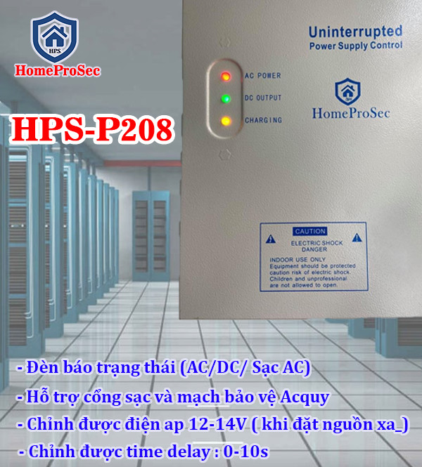 Bộ khóa cổng vân tay thông minh HomeProSec HPS- SLPRO ( TF2P8 - UPS)