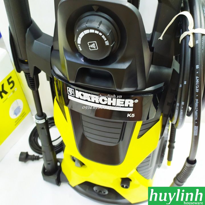 Máy xịt rửa xe cao áp Karcher K5 EU - Sản xuất tại Italy - Motor cảm ứng từ - Hàng chính hãng