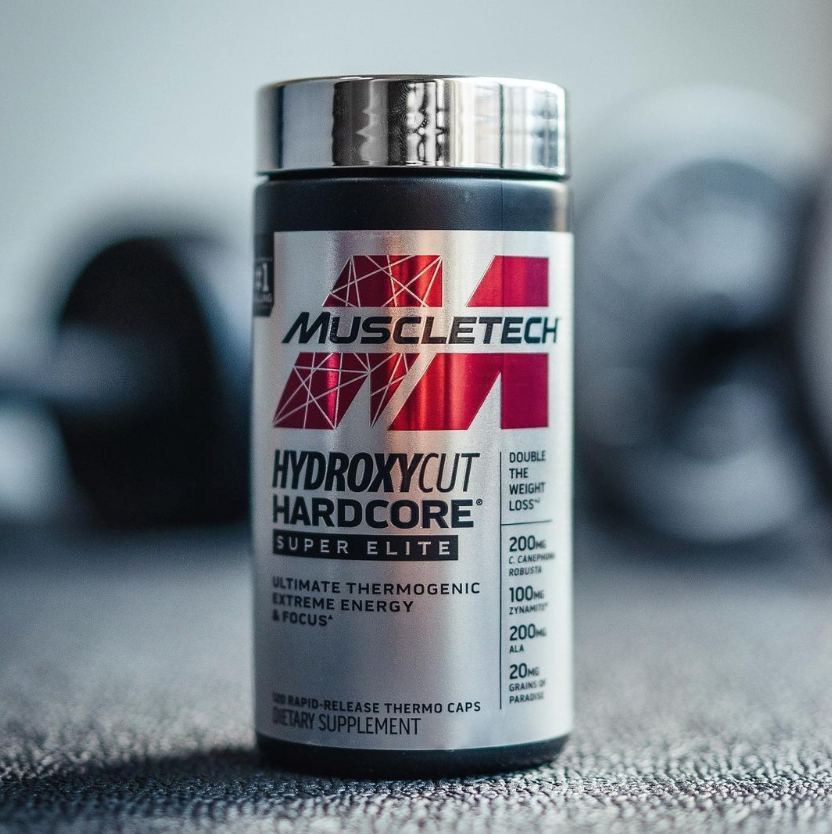 Thực phẩm bổ sung viên đốt mỡ - MuslceTech Hydroxycut Hardcore Super Elite 120 viên - Hàng Chính Hãng Muscletech - USA - Dành cho người muốn đốt mỡ thừa, đốt cháy mỡ trong quá trình tập luyện