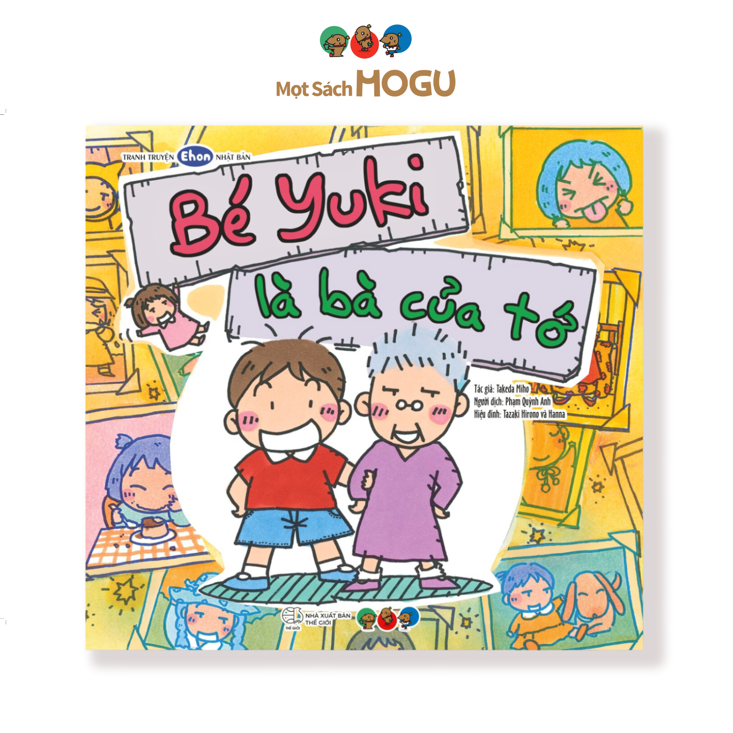 Truyện Ehon bé 3-4-5 tuổi - Bé Yuki là bà của tớ