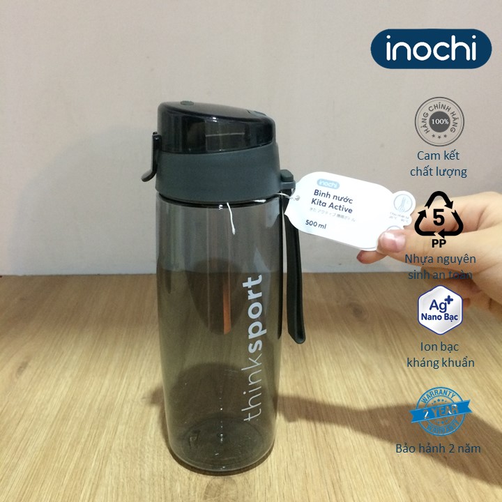 Bình nước thể thao Kita Active 500ml - inochi -  chất lượng chuẩn Nhật Bản