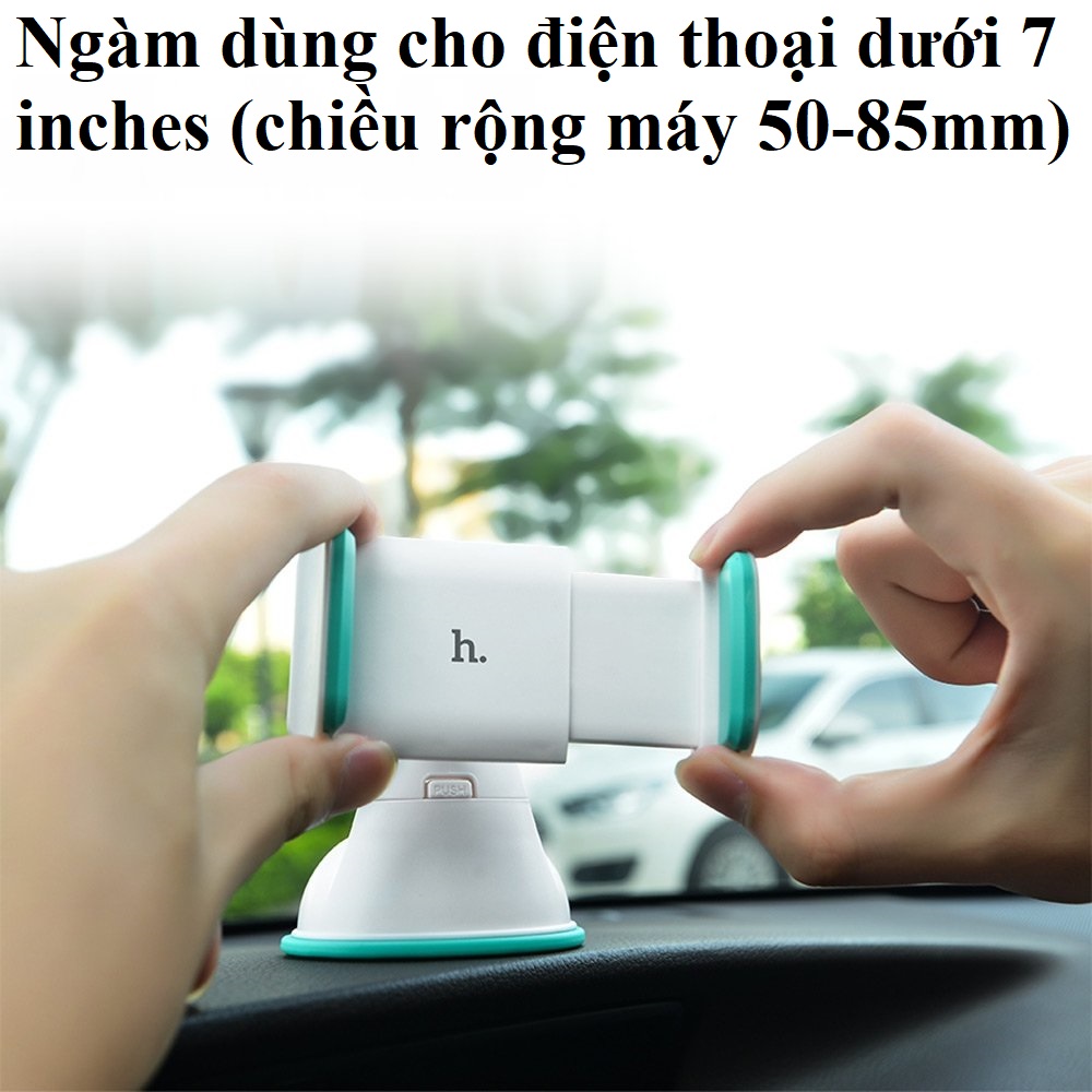 Giá đỡ dán táp lô kính chắn gió trên ô tô cho điện thoại hoco CA5 _ Hàng chính hãng