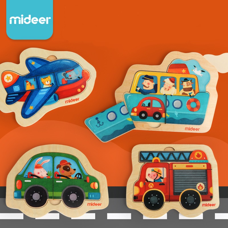 Xếp Hình Gỗ Mini Mideer