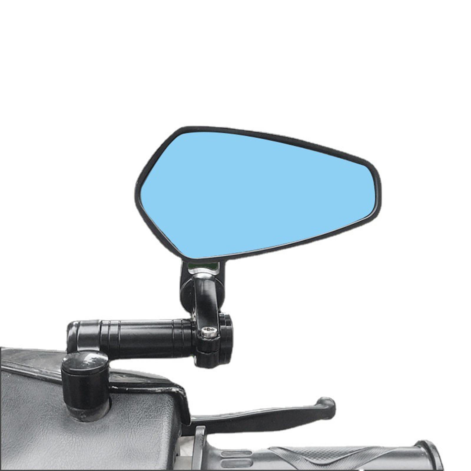 2Pcs Motorcycle Rearview Side Mirrors Rear View Mirrors Fits for Most Motorbikes Scooters