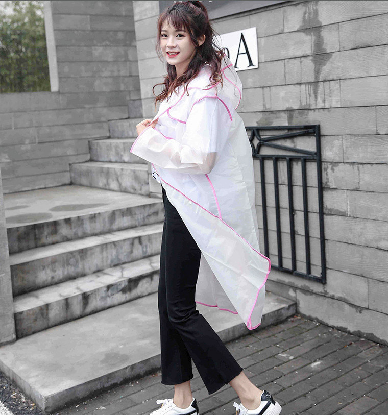 Áo mưa thờ trang phong cách Hàn Quốc