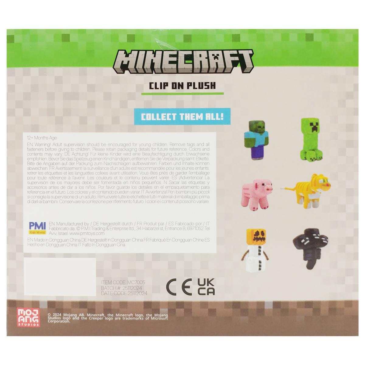 Móc Khóa Thú Bông Minecraft - Mojang Studios MC7005 (Sản Phẩm Bên Trong Là Ngẫu Nhiên)
