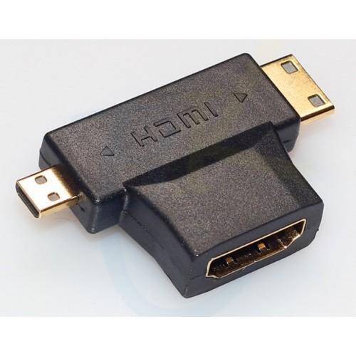 ĐẦU CHUYỂN MICRO HDMI, MINI HDMI RA HDMI