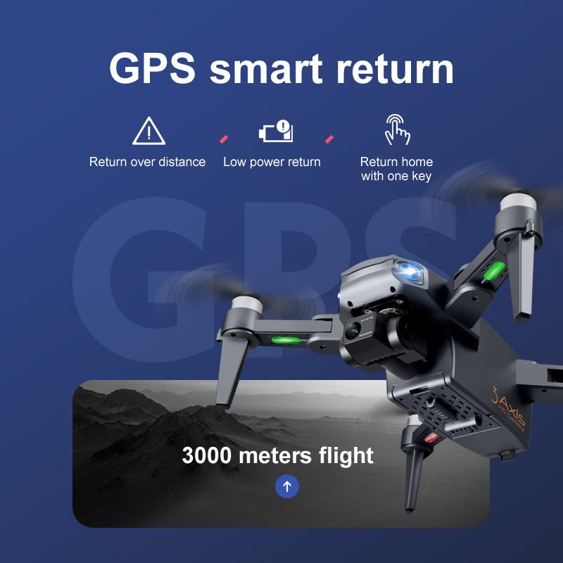 RG106 Pro DRONE 8K chuyên nghiệp 5G GPS WiFi HD Camera Dual Dron 3 Trục Gimbal Không chổi than Động cơ chống lắc RC Máy bay không người lái Quadcopter