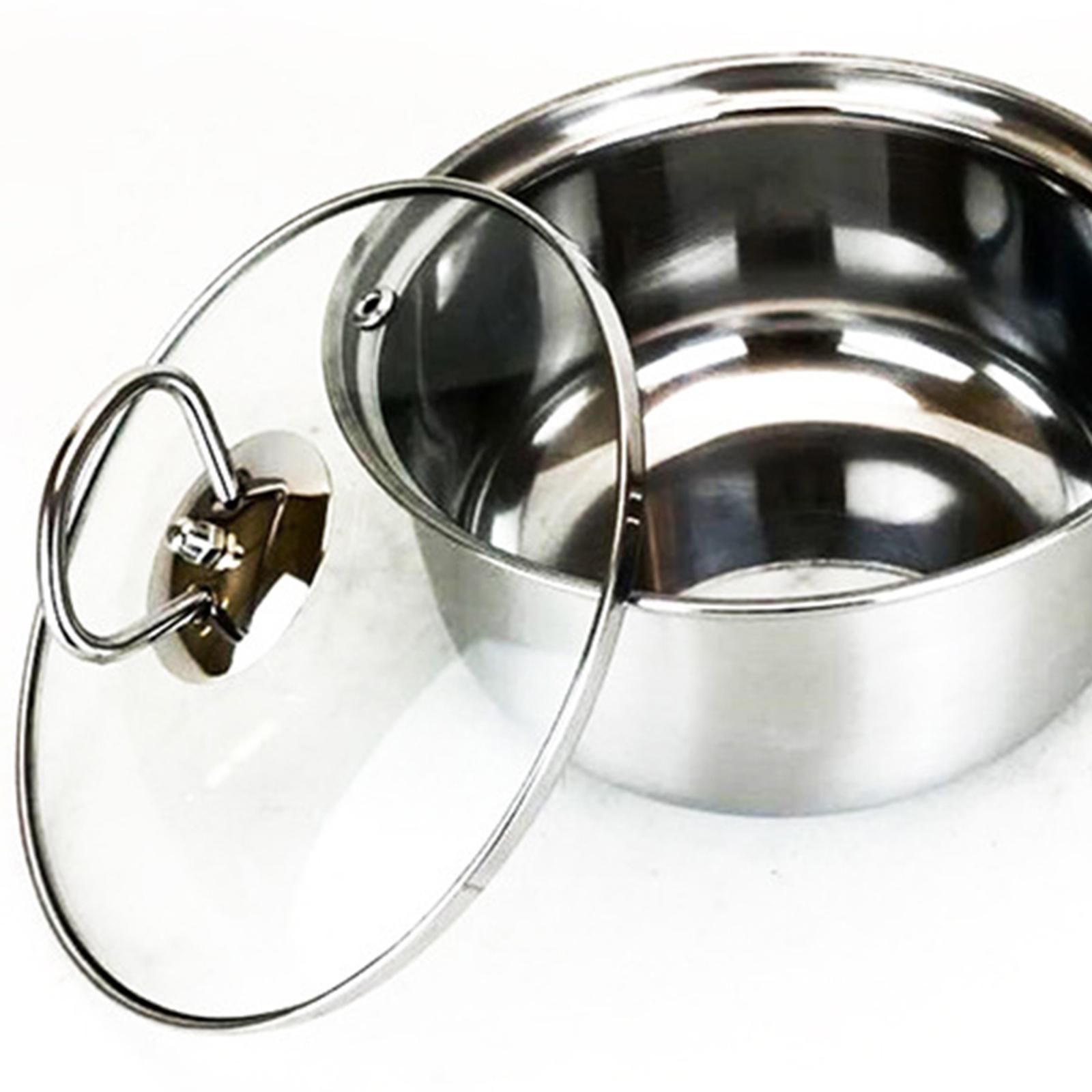 Stockpot Small Cookware Seasoning Bowls Stainless Steel for Ketchup Coffee