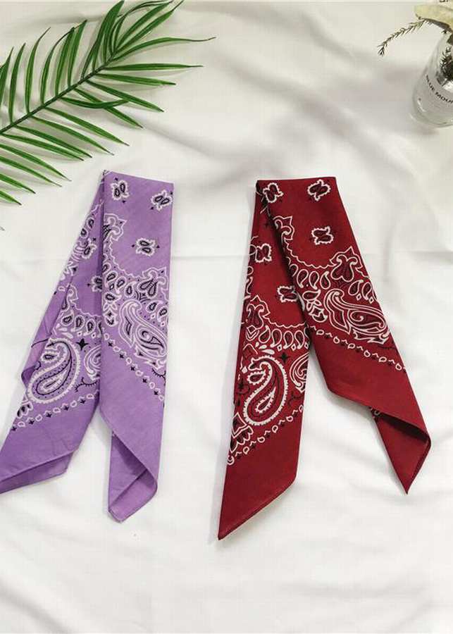 Khăn Bandana (Khăn Turban EXO) Màu Tím - Mã B002