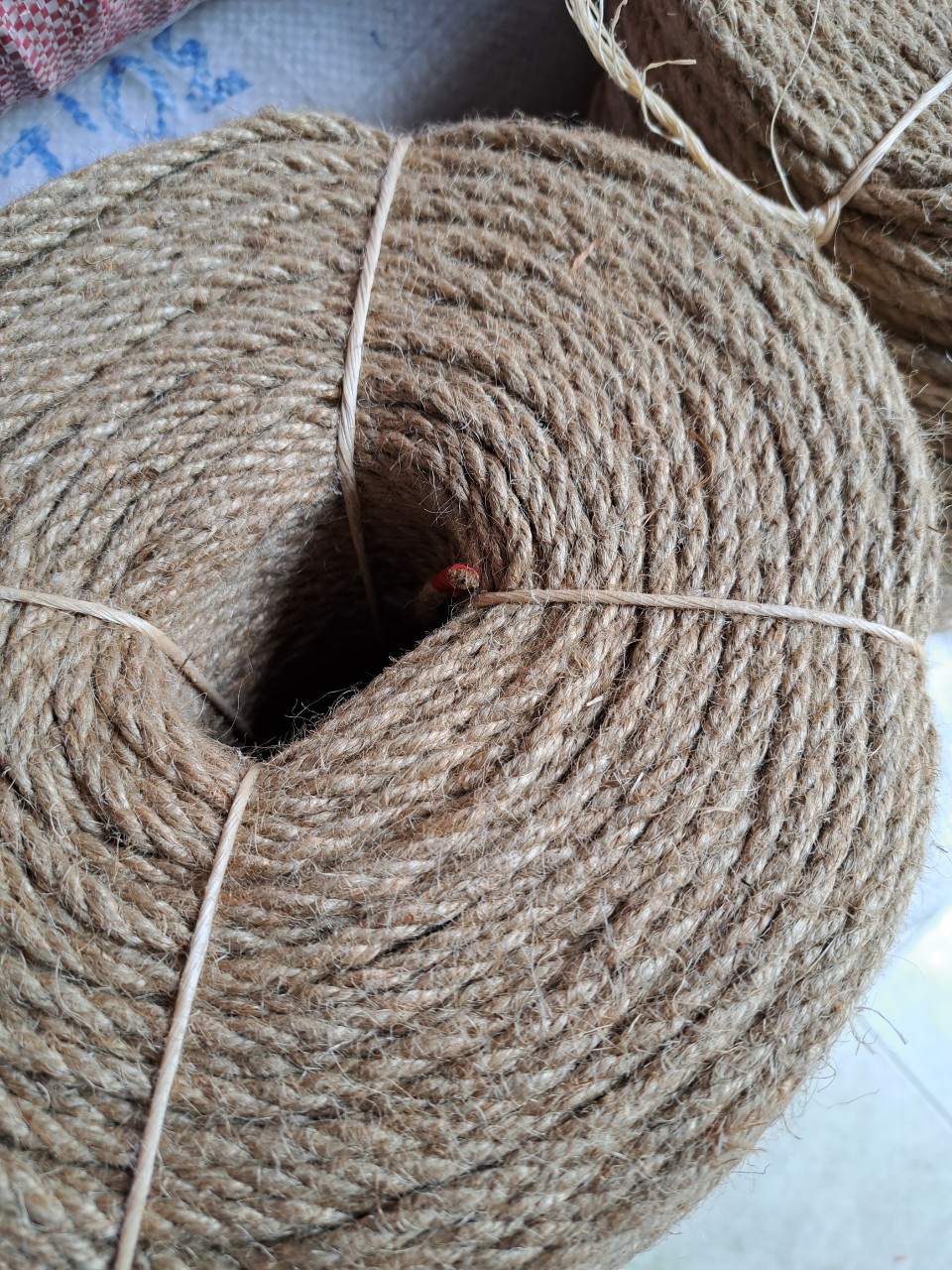 Cuộn 50 mét Dây thừng 5mm dây thừng trang trí, dây đay, làm đồ handmade, decor, trang trí, cào móng mèo