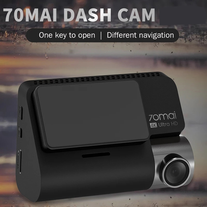 Camera hành trình ô tô Xiaomi 70mai cao cấp A800S chất lượng hình ảnh 4K, tích hợp Wifi (Bộ tích hợp Camera trước + Sau) -  Bản Quốc Tế - Hàng Nhập Khẩu