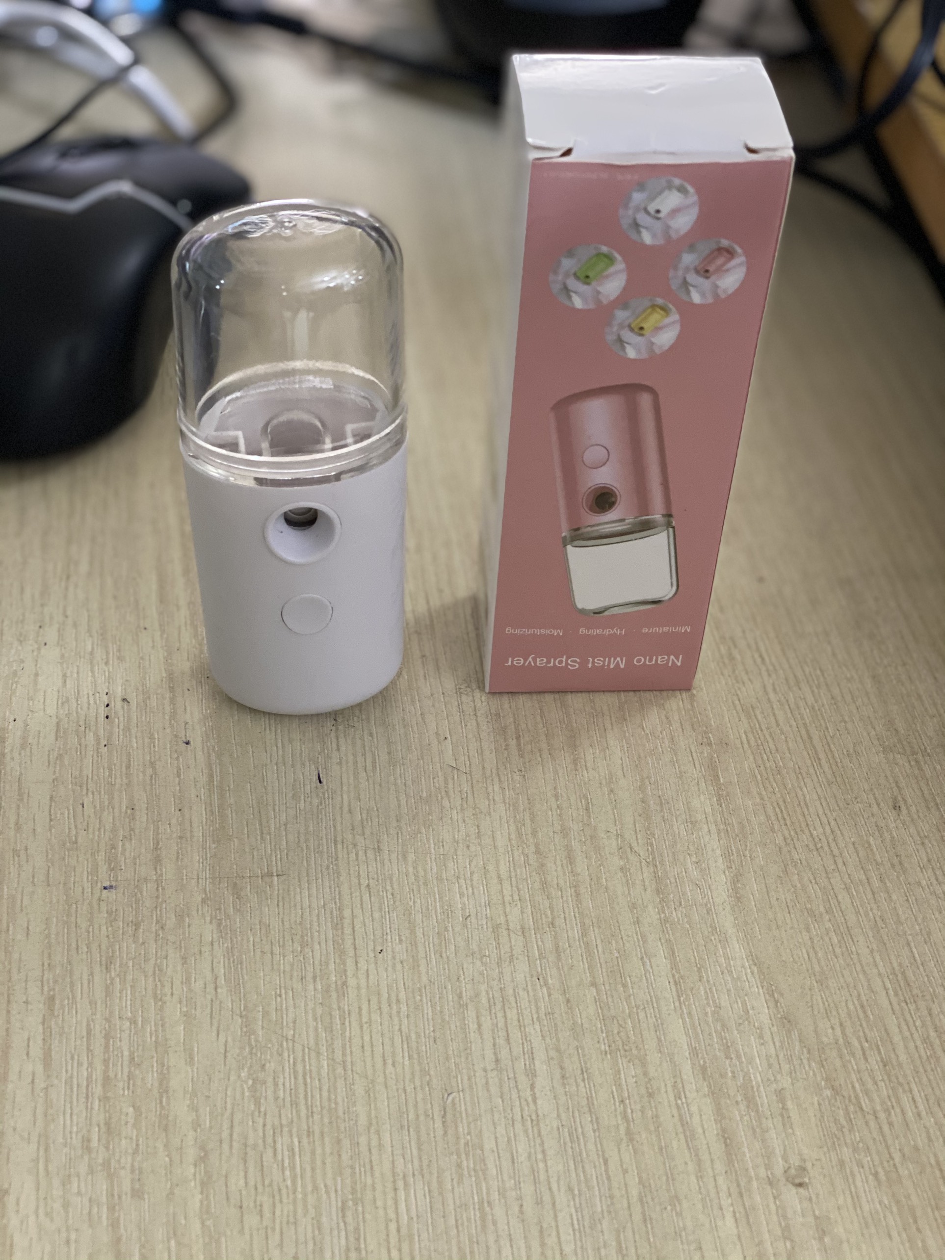 Máy phun sương tạo ẩm nano mini dưỡng da mặt giúp giữ ẩm da, chống lão hoá, làm mát da cấp tốc
