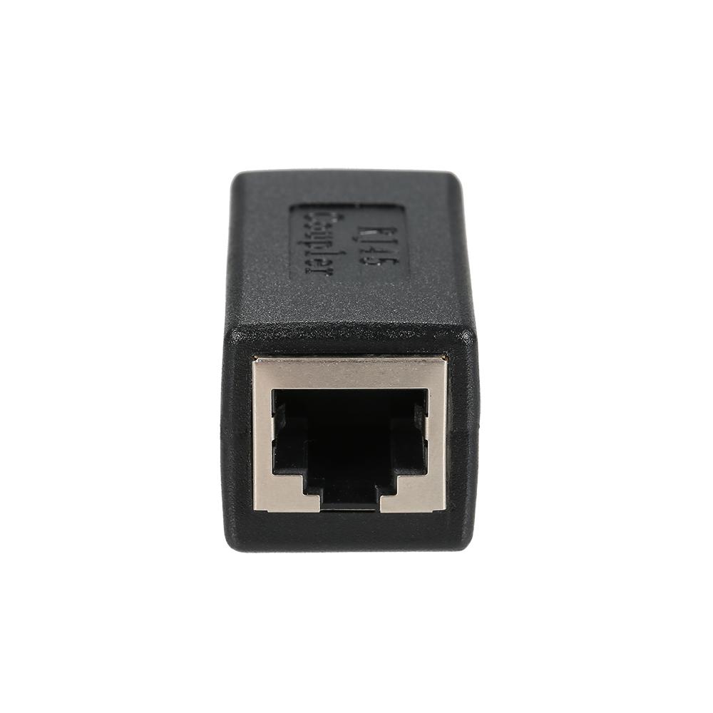 RJ45 Coupler In-Line Coupler CAT 5/CAT 6/CAT 7 LAN Ethernet Cable Extender Adapter Connector Female to Female Straight