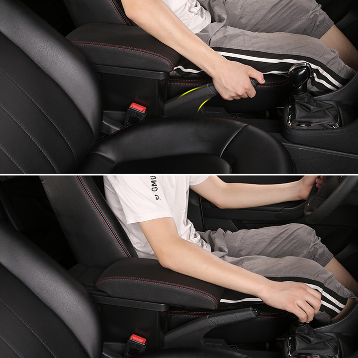 Hộp tỳ tay ô tô, xe hơi cao cấp dùng cho xe Chevrolet Cruze tích hợp 6 cổng USB (Mã SUSB-CRZE)