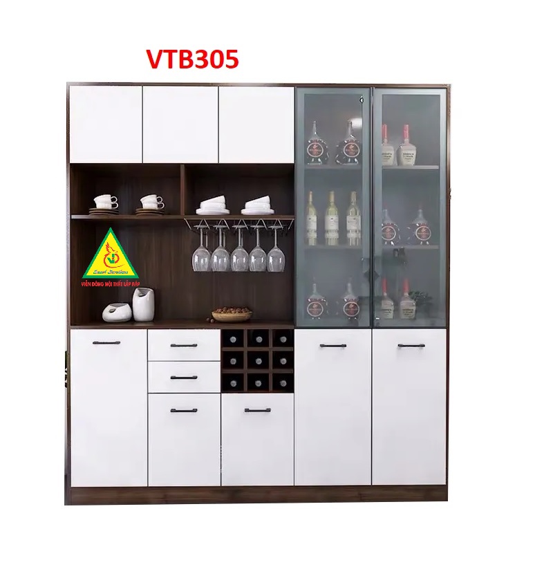 Tủ bếp, tủ nhà bếp VTB305- Nội thất lắp ráp Viendong Adv