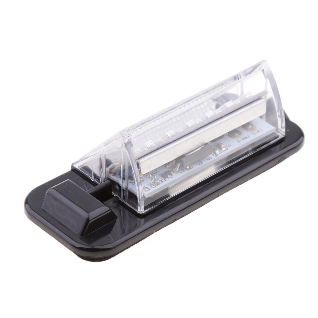 2 Pieces Number License Plate LED Light Lamp For Audi VW Jetta MK6