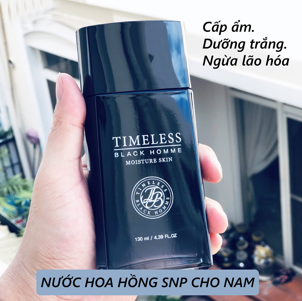 Nước Hoa Hồng Cho Nam SNP Timeless Black Homme Moisture Skin- 130ml