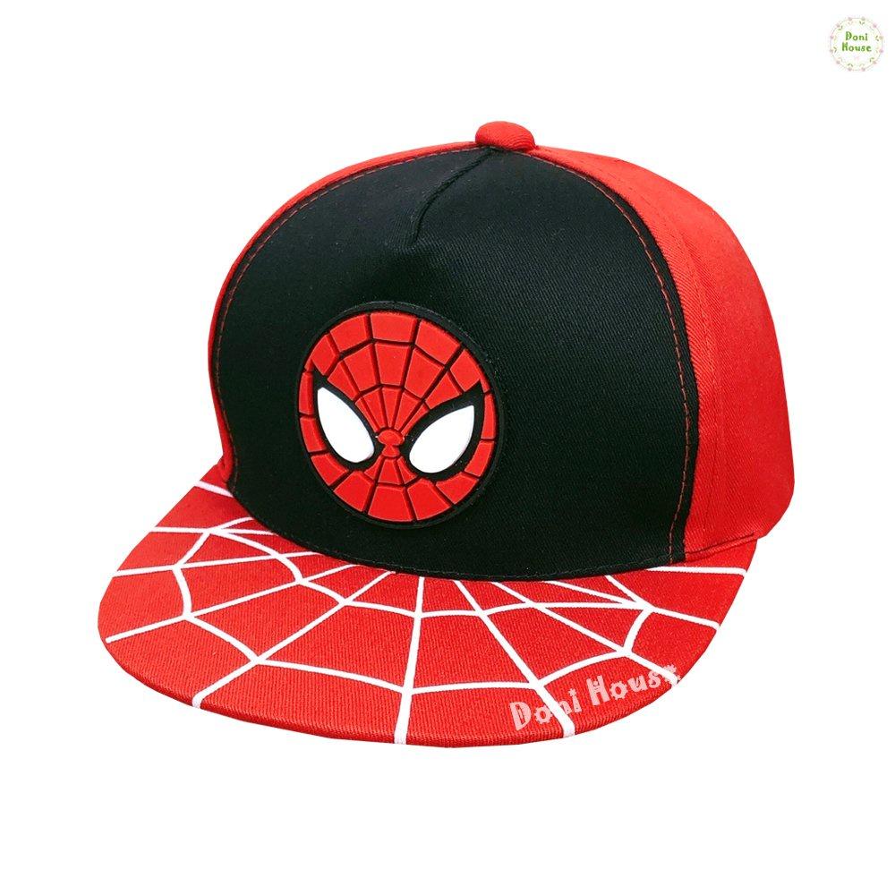 [Bé 2-4 Tuổi] Nón Kết Mũ Lưỡi Trai Từ 2 3 4 Tuổi Vòng Đầu 50.5cm Hình Người Nhện Spiderman Cho Bé Trai NK20 - Doni House