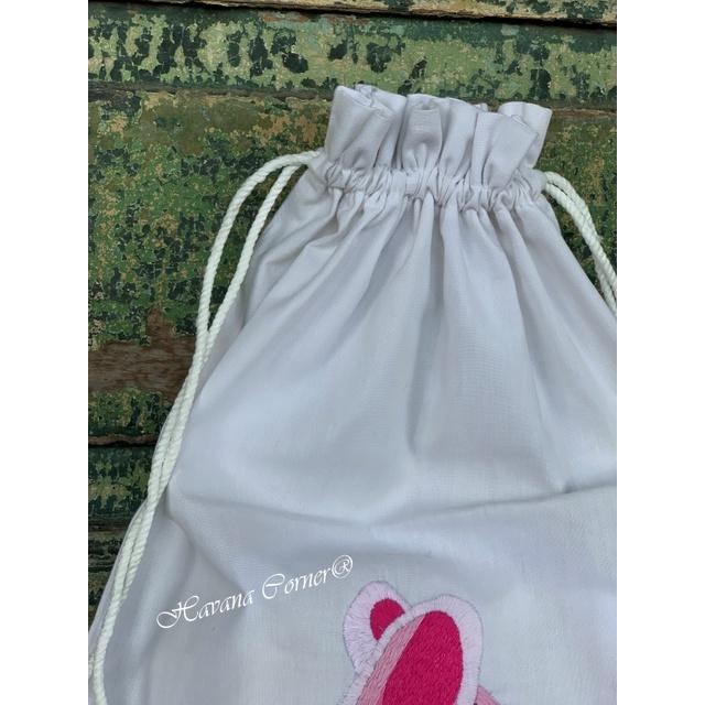 Túi dây rút thêu giầy bale size 30*40 cm - Hand Embroidery Lingerie Bag Vietnam