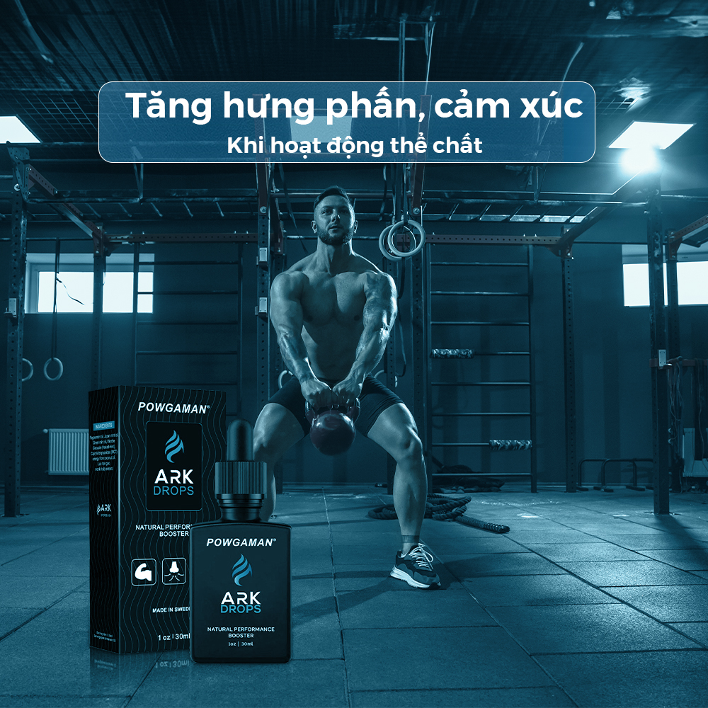 Tinh chất gia tăng cảm xúc Powgaman Ark Drops - Chai 30ml