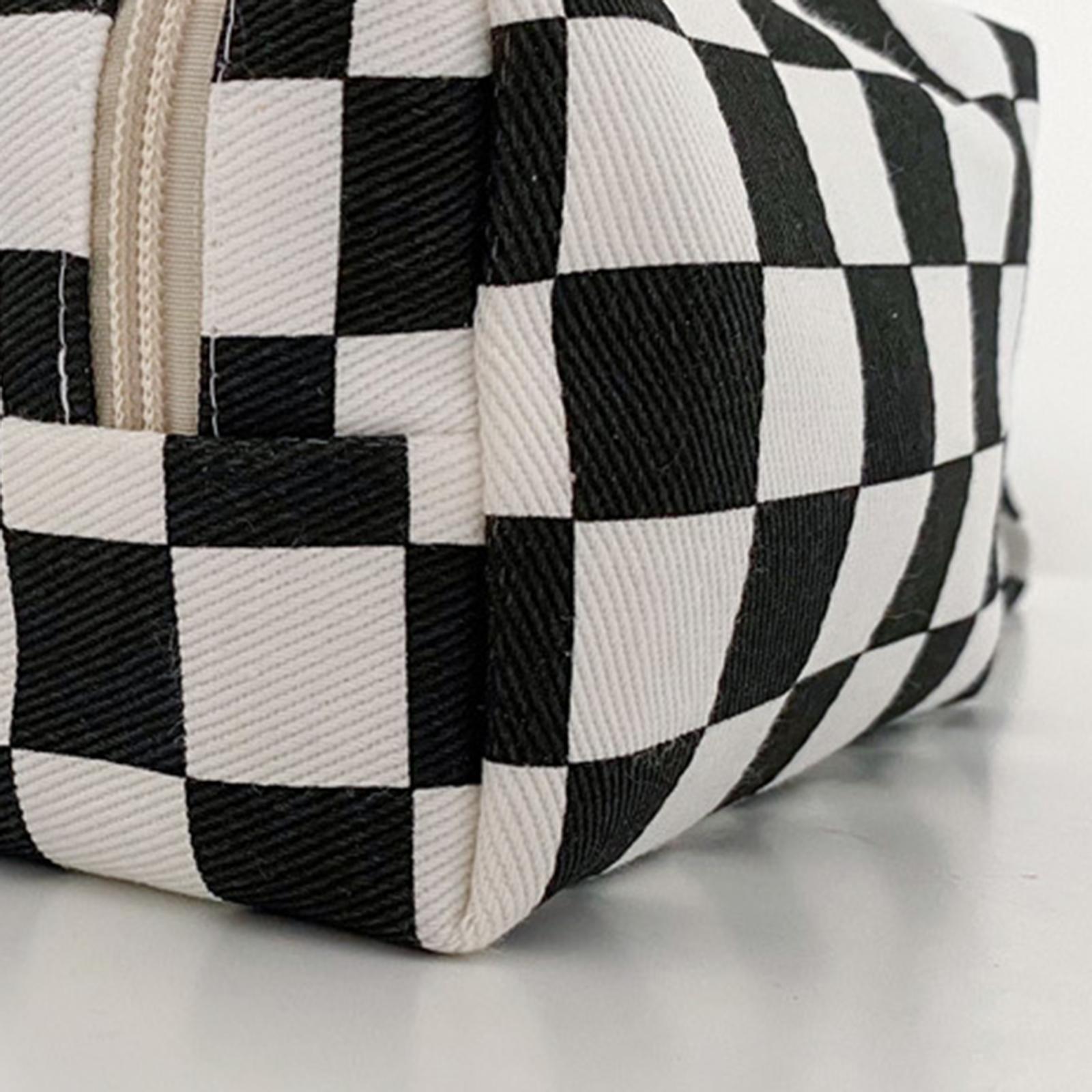 Portable Makeup Bag Storage Case Organizer Zipper Design Versatile Cosmetic Holder Toiletry Bag