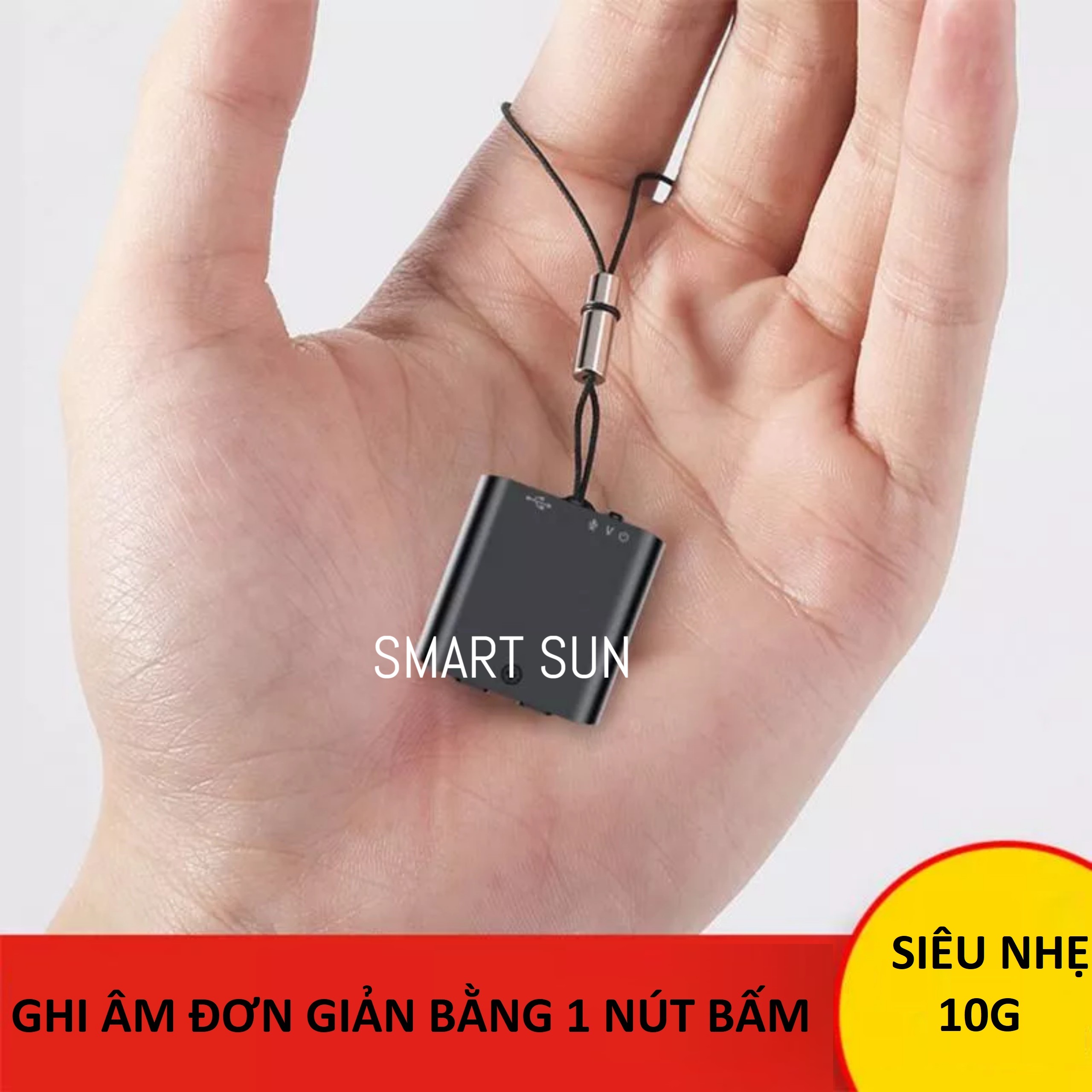 Máy ghi âm mini chuyên nghiệp siêu lọc âm, pin 20-25H. Chất lượng thu âm HD