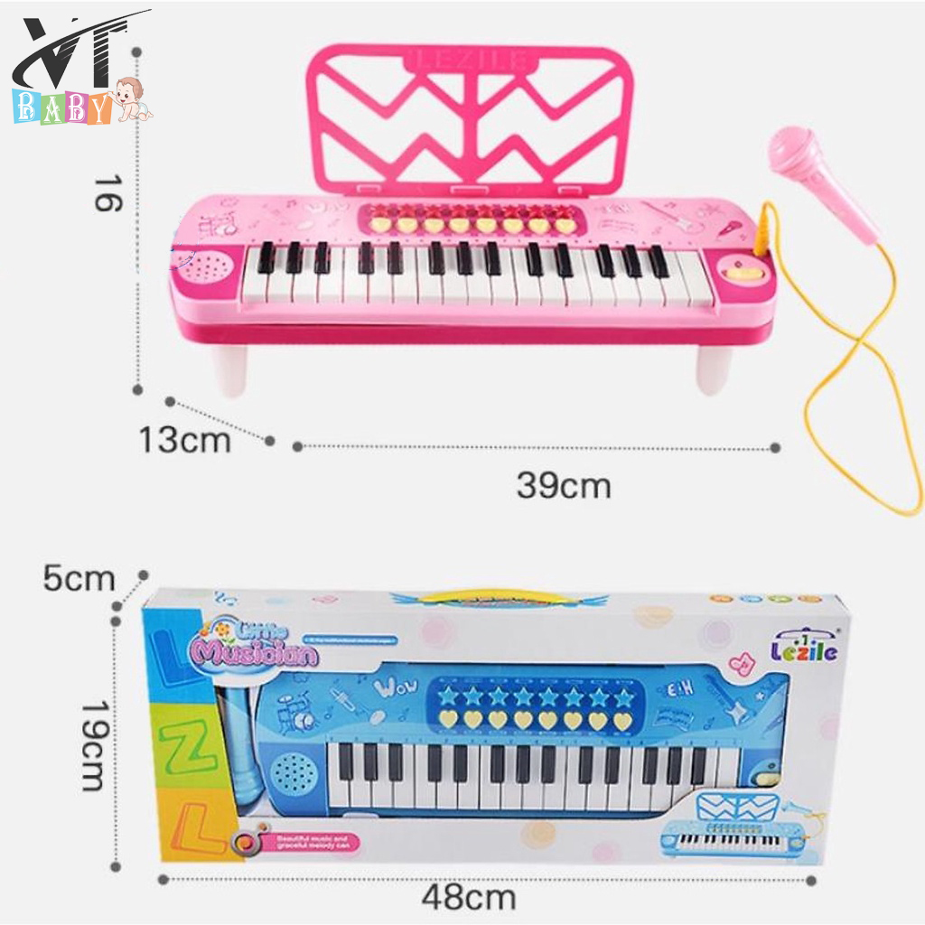 Đồ Chơi Đàn Piano Cao Cấp Cho Bé Kèm Mic